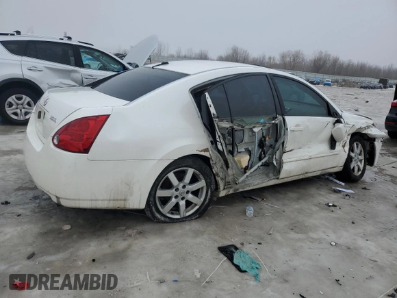 2005 Nissan Maxima 3.5 SL with VIN 1N4BA41E55C858809, listed as a Copart auction lot 43243945 with 0 mi miles and Salvage Title. Bid and sale history available at carsss.com. Image 3.