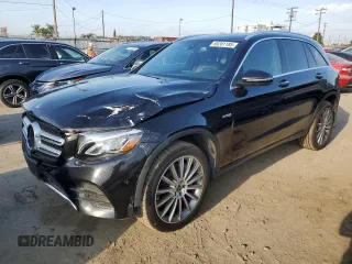 2019 Mercedes-Benz GLC 300 with VIN WDC0G4JB4KV165942, listed as a Copart auction lot 65281185 with 115,340 mi miles and Salvage title. Bid and sale history available at DreamBid. Image 1.