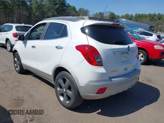 2014 Buick Encore Leather with VIN KL4CJCSB8EB740671, listed as a IAAI auction lot 42077603 with 112,561 mi miles and . Bid and sale history available at carsss.com. Image 3.