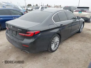 2021 BMW 5 Series 530i xDrive with VIN WBA13BJ09MWX25425, listed as a IAAI auction lot 41536891 with 69,688 mi miles and . Bid and sale history available at carsss.com. Image 4.