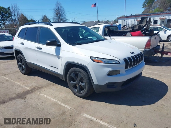 2016 Jeep Cherokee Sport with VIN 1C4PJMAB1GW314251, listed as a IAAI auction lot 41815330 with 124,588 mi miles. Bid and sale history available at carsss.com. Image 1.