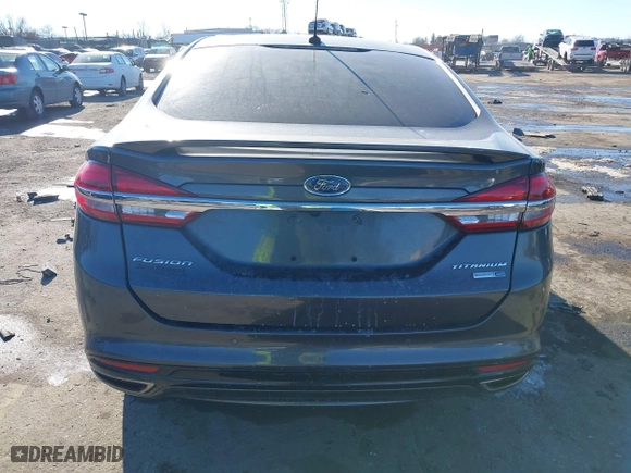 2018 Ford Fusion Titanium with VIN 3FA6P0D95JR138770, listed as a IAAI auction lot 41411388 with 107,540 mi miles. Bid and sale history available at carsss.com. Image 16.
