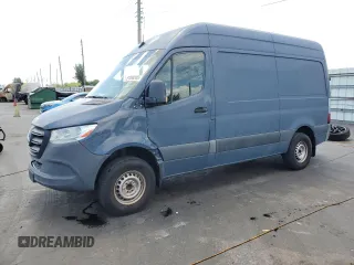 2019 Mercedes-Benz Sprinter Cargo with VIN WD4PF0CD6KP093909, listed as a Copart auction lot 51098245 with 110,426 mi miles and Clean Title. Bid and sale history available at carsss.com. Image 1.