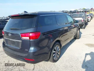 2015 Kia Sedona EX with VIN KNDMC5C13F6018556, listed as a IAAI auction lot 41491580 with 1 mi miles. Bid and sale history available at carsss.com. Image 4.