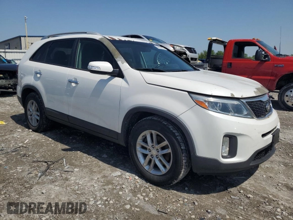 2014 Kia Sorento LX with VIN 5XYKT3A64EG546077, listed as a Copart auction lot 54934625 with 200,774 mi miles and Clean Title. Bid and sale history available at carsss.com. Image 4.