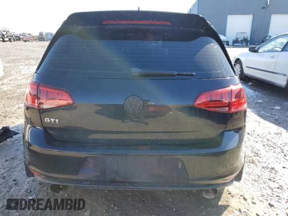 2016 Volkswagen Golf GTI SE with VIN 3VW4T7AU9GM009142, listed as a Copart auction lot 49830165 with 93,248 mi miles and Salvage Title. Bid and sale history available at carsss.com. Image 6.