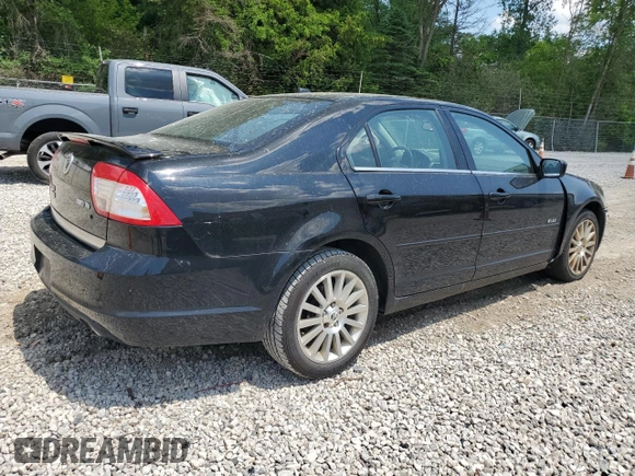 2008 Mercury Milan Premier with VIN 3MEHM02148R602813, listed as a Copart auction lot 68064454 with 121,307 mi miles and Salvage Title. Bid and sale history available at carsss.com. Image 3.