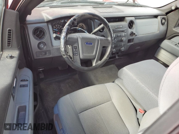 2012 Ford F-150 XL with VIN 1FTMF1EM6CKD89673, listed as a Copart auction lot 50267935 with 138,272 mi miles and Salvage title. Bid and sale history available at DreamBid. Image 8.