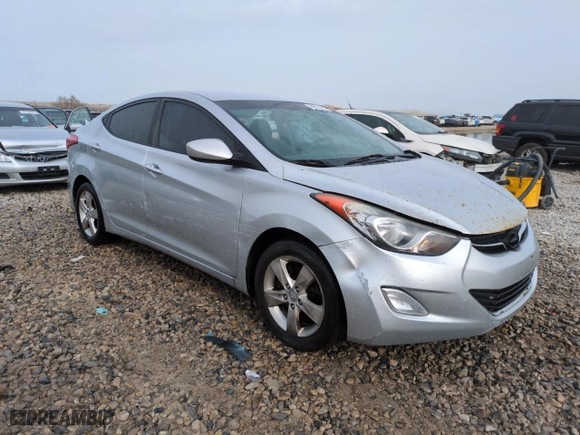 2012 Hyundai Elantra GLS PZEV with VIN 5NPDH4AE6CH082187, listed as a Copart auction lot 50733205 with 124,521 mi miles and Salvage Title. Bid and sale history available at carsss.com. Image 4.