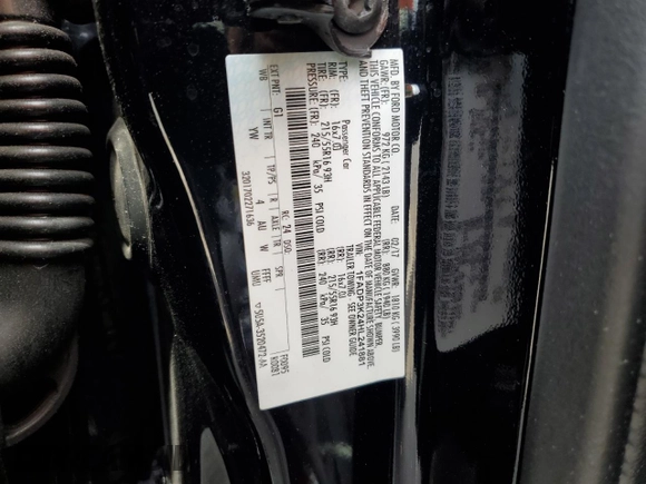 2017 Ford Focus SE with VIN 1FADP3K24HL241881, listed as a Copart auction lot 51017165 with 50,605 mi miles and Salvage Title. Bid and sale history available at carsss.com. Image 14.