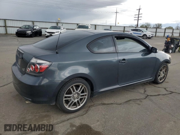 2005 Scion tC with VIN JTKDE177150041586, listed as a Copart auction lot 52210275 with 225,658 mi miles and Salvage Title. Bid and sale history available at carsss.com. Image 3.