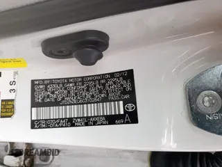 2012 Toyota Prius Two with VIN JTDZN3EU6C3102847, listed as a Copart auction lot 54197125 with 106,973 mi miles and Salvage Title. Bid and sale history available at DreamBid. Image 12.