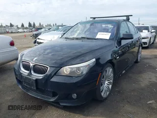 2008 BMW 5 Series 550i with VIN WBANW53508CT51457, listed as a IAAI auction lot 41103437 with 192,516 mi miles. Bid and sale history available at carsss.com. Image 2.