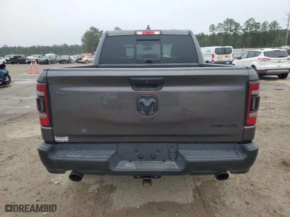 2024 Ram 1500 Tradesman with VIN 1C6SRFGT3RN177618, listed as a Copart auction lot 44201155 with 6,651 mi miles and Salvage Title. Bid and sale history available at carsss.com. Image 6.