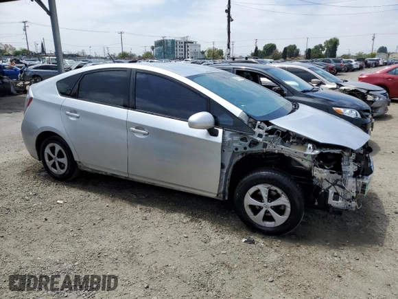 2015 Toyota Prius Four with VIN JTDKN3DUXF0436954, listed as a Copart auction lot 54655255 with 123,799 mi miles and Salvage Title. Bid and sale history available at DreamBid. Image 4.