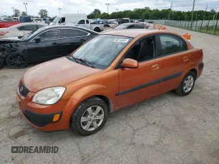 2008 Kia Rio LX with VIN KNADE123886365984, listed as a Copart auction lot 45123295 with 131,387 mi miles and Non Repairable. Bid and sale history available at carsss.com. Image 1.