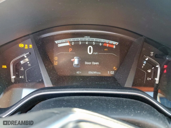 2017 Honda CR-V EX-L with VIN 7FARW1H85HE048830, listed as a Copart auction lot 48637965 with 56,249 mi miles and Salvage Title. Bid and sale history available at carsss.com. Image 9.