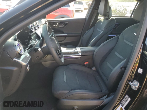 2024 Mercedes-Benz C 63 S AMG E Performance with VIN W1KAF8AB1RR236561, listed as a Copart auction lot 74100654 with 738 mi miles and Salvage title. Bid and sale history available at DreamBid. Image 7.