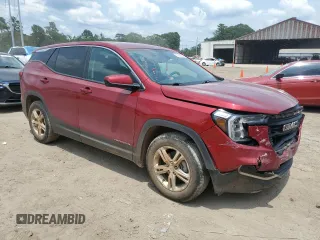 2022 GMC Terrain SLE with VIN 3GKALMEV6NL146666, listed as a Copart auction lot 59292295 with 99,685 mi miles and Salvage title. Bid and sale history available at DreamBid. Image 4.