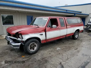 1992 Ford F-150 with VIN 1FTEX15N7NKB90791, listed as a Copart auction lot 86309504 with 0 mi miles and Salvage Title. Bid and sale history available at carsss.com. Image 1.