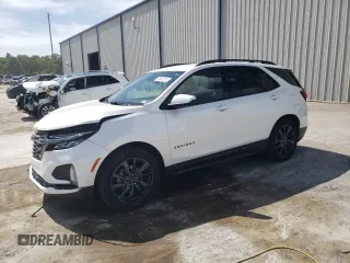 2022 Chevrolet Equinox RS with VIN 3GNAXMEV5NS245928, listed as a Copart auction lot 61642274 with 21,429 mi miles and Non Repairable. Bid and sale history available at DreamBid. Image 1.