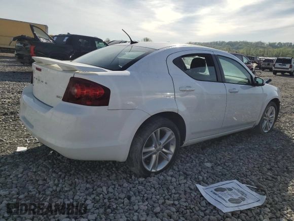 2014 Dodge Avenger SXT with VIN 1C3CDZCG8EN176338, listed as a Copart auction lot 52930355 with 76,836 mi miles and Clean title. Bid and sale history available at DreamBid. Image 3.