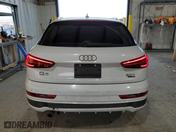 2016 Audi Q3 Prestige with VIN WA1GFCFSXGR004015, listed as a Copart auction lot 83608134 with 90,926 mi miles and Salvage title. Bid and sale history available at DreamBid. Image 6.