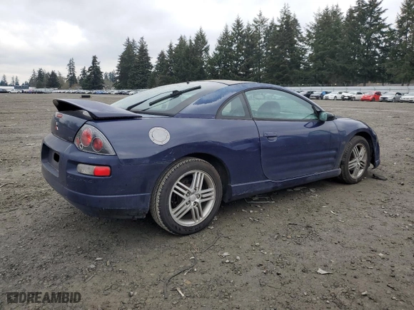 2000 Mitsubishi Eclipse GT with VIN 4A3AC54L9YE148589, listed as a Copart auction lot 42258715 with 190,346 mi miles and Salvage Title. Bid and sale history available at carsss.com. Image 3.