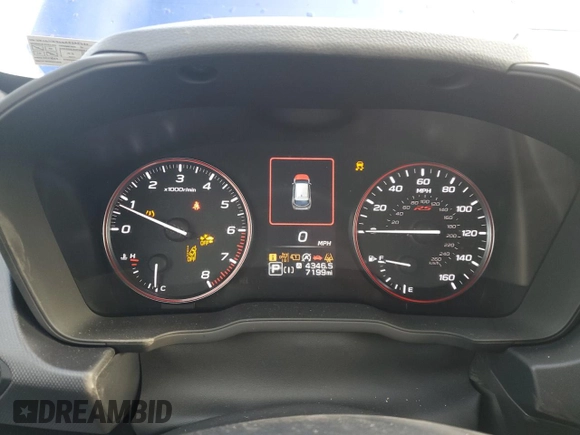 2024 Subaru Impreza RS with VIN JF1GUHJCXR8325690, listed as a Copart auction lot 42430525 with 7,199 mi miles and Salvage Title. Bid and sale history available at carsss.com. Image 9.