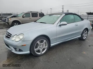 2007 Mercedes-Benz CLK-Class 5.5L with VIN WDBTK72F07T075533, listed as a Copart auction lot 45228445 with 98,730 mi miles and Clean Title. Bid and sale history available at carsss.com. Image 1.