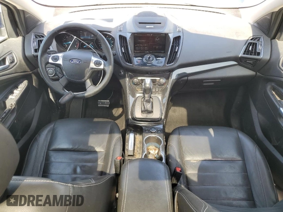 2015 Ford Escape Titanium with VIN 1FMCU9J97FUA00075, listed as a Copart auction lot 54215845 with 99,818 mi miles and Salvage title. Bid and sale history available at DreamBid. Image 8.