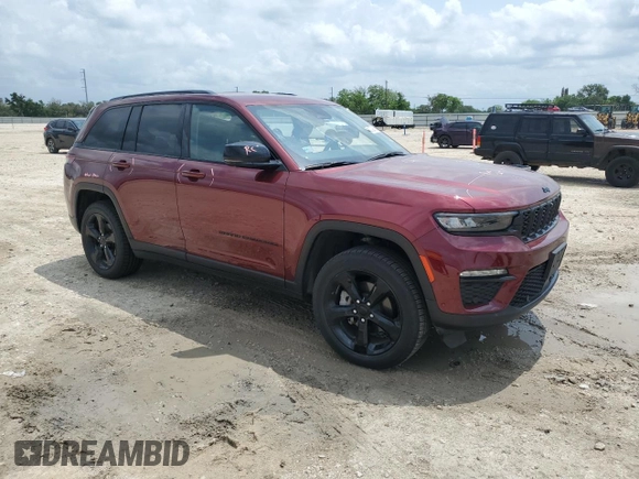 2023 Jeep Grand Cherokee Limited with VIN 1C4RJHBG9PC507131, listed as a Copart auction lot 53729465 with 58,416 mi miles and Salvage title. Bid and sale history available at DreamBid. Image 4.
