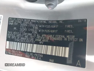 2018 Toyota Sienna LE Auto Access Seat с VIN 5TDKZ3DCXJS937151, выставлен на аукционе IAAI как лот 42396520 с пробегом 66 947 миль миль и . История ставок и продаж доступна на DreamBid. Изображение 9.