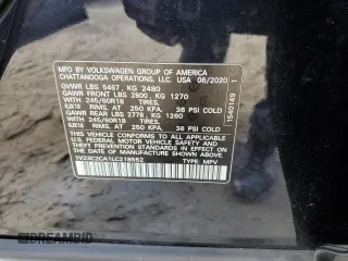 2020 Volkswagen Atlas SE z VIN 1V23C2CA1LC218552, wystawiony jako Copart lot #54292103 z przebiegiem 29 805 mil mil oraz . Historia ofert i sprzedaży dostępna na DreamBid. Obrazek 13.
