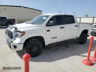 2021 Toyota Tundra 2WD SR5 with VIN 5TFEY5F10MX297957, listed as a Copart auction lot 48405795 with 47,760 mi miles and Salvage Title. Bid and sale history available at carsss.com. Image 1.