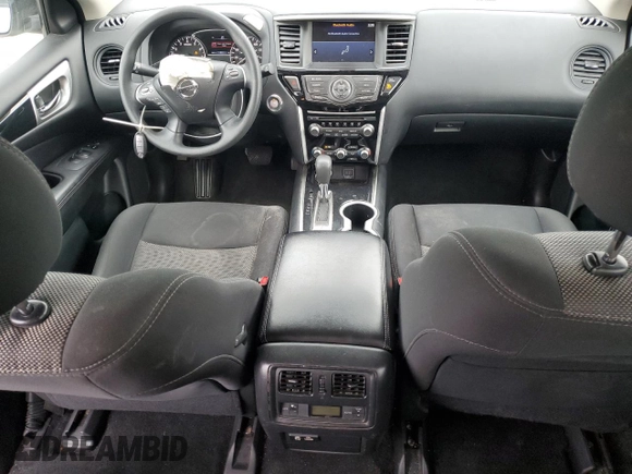 2019 Nissan Pathfinder S with VIN 5N1DR2MN6KC640753, listed as a Copart auction lot 43388025 with 79,881 mi miles and Salvage Title. Bid and sale history available at DreamBid. Image 8.