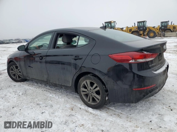2017 Hyundai Elantra SE z VIN 5NPD84LFXHH172844, wystawiony jako Copart lot #45418985 z przebiegiem 96 169 mil mil oraz Szkoda całkowita • Salvage title. Historia ofert i sprzedaży dostępna na DreamBid. Obrazek 2.