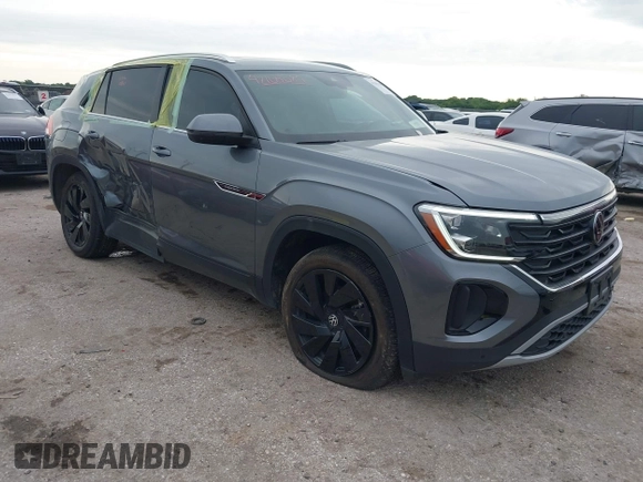 2024 Volkswagen Atlas SE с VIN 1V2JE2CA4RC248607, выставлен на аукционе IAAI как лот 42105089 с пробегом 8 321 миль миль и . История ставок и продаж доступна на DreamBid. Изображение 1.