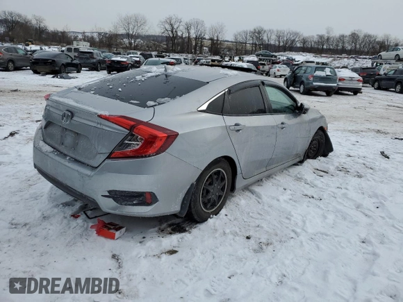 2017 Honda Civic Sedan EX-L with VIN 19XFC1F71HE015752, listed as a Copart auction lot 82538963 with 0 mi miles and Non Repairable. Bid and sale history available at carsss.com. Image 3.