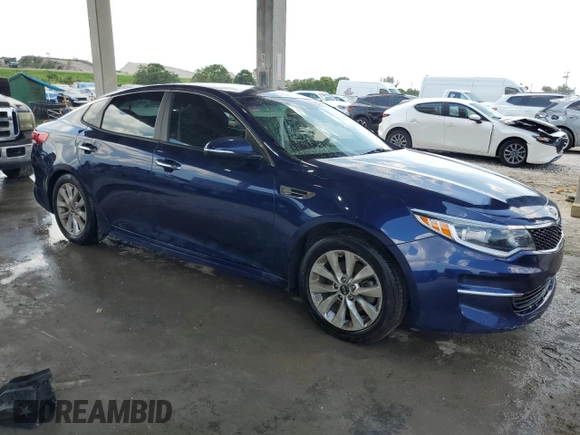 2018 Kia Optima LX with VIN 5XXGT4L33JG263649, listed as a Copart auction lot 52732685 with 110,390 mi miles and Salvage Title. Bid and sale history available at carsss.com. Image 4.