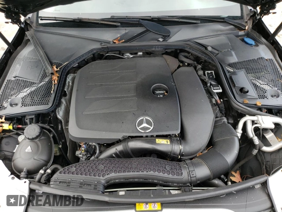 2020 Mercedes-Benz C 300 with VIN W1KWK8DB7LF998007, listed as a Copart auction lot 47938565 with 41,375 mi miles and Salvage Title. Bid and sale history available at DreamBid. Image 11.