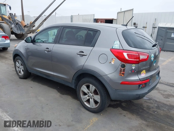 2013 Kia Sportage LX with VIN KNDPBCA23D7529658, listed as a IAAI auction lot 42473877 with 114,797 mi miles and . Bid and sale history available at DreamBid. Image 3.