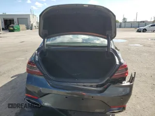 2024 Genesis G70 3.3T Sport Advanced with VIN KMTG54SE3RU137196, listed as a Copart auction lot 76329834 with 1,348 mi miles and Salvage Title. Bid and sale history available at carsss.com. Image 6.