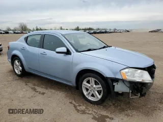 2013 Dodge Avenger SXT with VIN 1C3CDZCB9DN572815, listed as a Copart auction lot 54916285 with 123,010 mi miles and Salvage title. Bid and sale history available at DreamBid. Image 4.