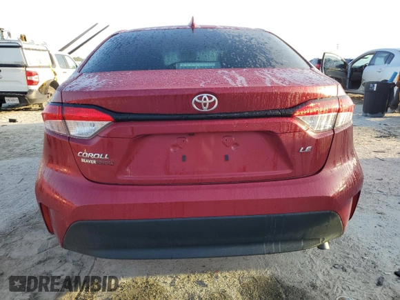2024 Toyota Corolla LE с VIN 5YFB4MDE2RP120363, выставлен на аукционе Copart как лот 51356425 с пробегом 11 877 миль миль и Списание • Salvage title. История ставок и продаж доступна на DreamBid. Изображение 6.