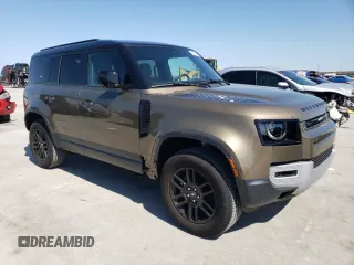 2024 Land Rover Defender S with VIN SALEJ7EX7R2287641, listed as a Copart auction lot 52123665 with 2,358 mi miles and Salvage title. Bid and sale history available at DreamBid. Image 4.
