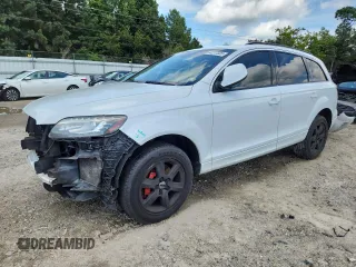 2014 Audi Q7 Premium Plus z VIN WA1LGAFE3ED003650, wystawiony jako Copart lot #64277325 z przebiegiem 167 169 mil mil oraz Szkoda całkowita • Salvage title. Historia ofert i sprzedaży dostępna na DreamBid. Obrazek 1.