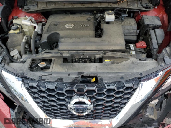 2019 Nissan Murano SL with VIN 5N1AZ2MJ6KN146848, listed as a Copart auction lot 79307124 with 85,325 mi miles and Salvage Title. Bid and sale history available at DreamBid. Image 12.