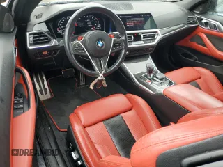 2022 BMW M4 Competition xDrive with VIN WBS33BA05NCJ41126, listed as a Copart auction lot 54138854 with 18,613 mi miles and Salvage Title. Bid and sale history available at carsss.com. Image 8.