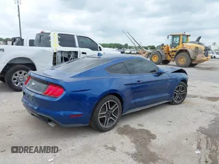 2022 Ford Mustang EcoBoost with VIN 1FA6P8TH9N5148895, listed as a IAAI auction lot 38824725 with 19,889 mi miles. Bid and sale history available at carsss.com. Image 4.